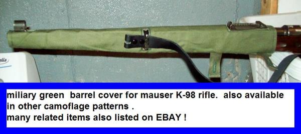 k98 green barrel cover