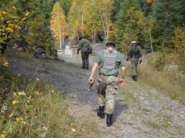 Walking to the Arena